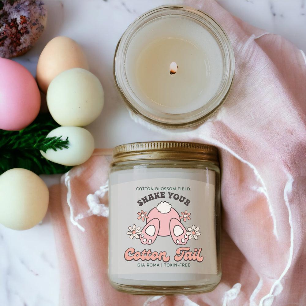 Cotton Blossom Retro Candle - 9oz Soy Blend