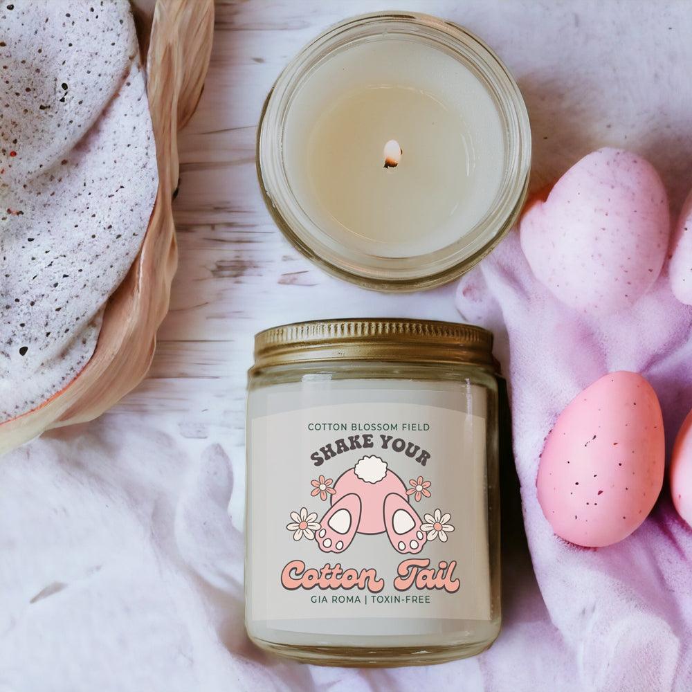 Cotton Blossom Retro Candle - 9oz Soy Blend