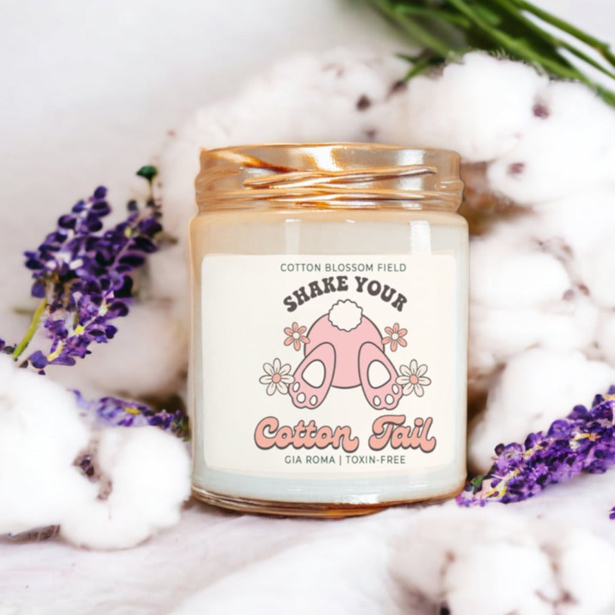 Cotton Blossom Retro Candle - 9oz Soy Blend