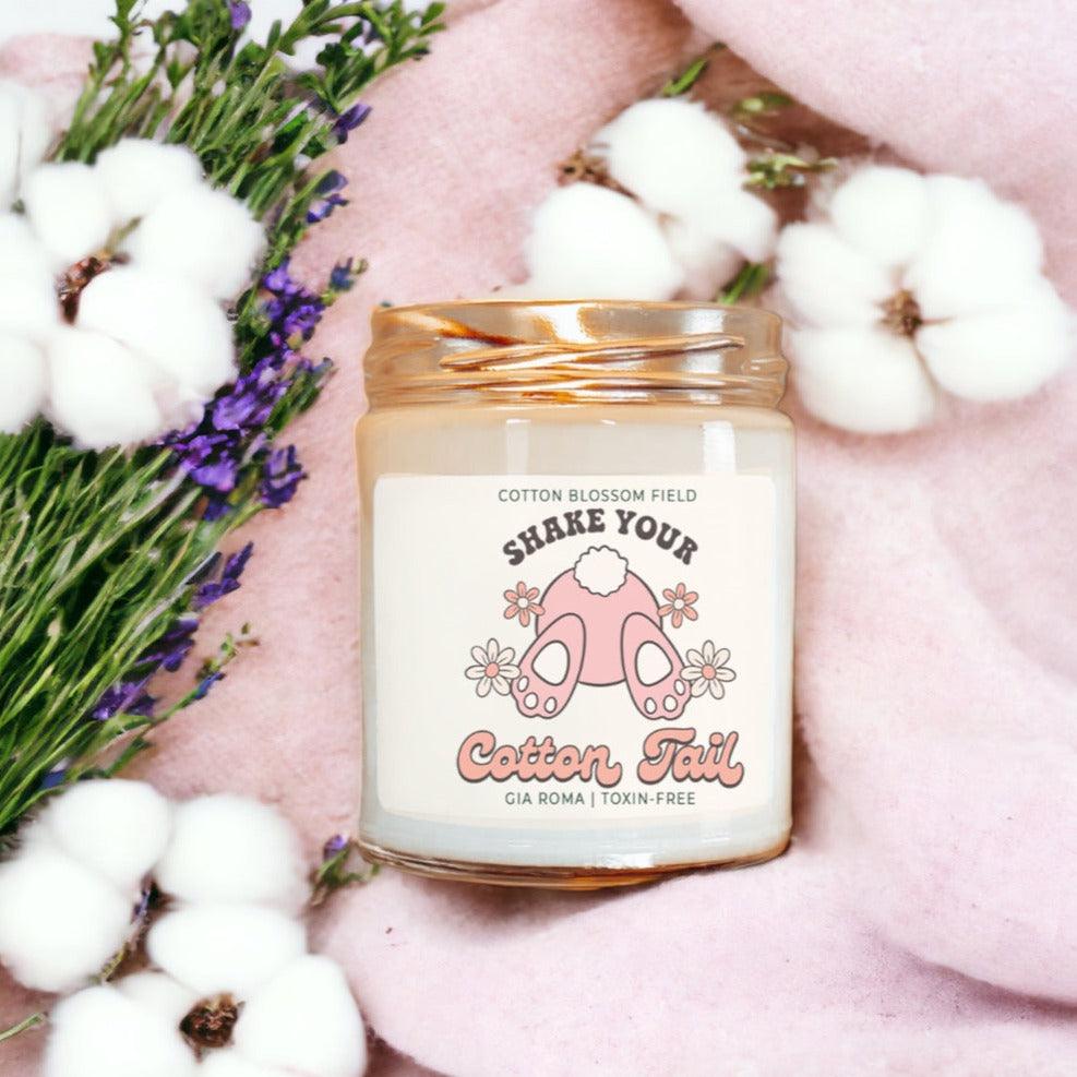 Cotton Blossom Retro Candle - 9oz Soy Blend