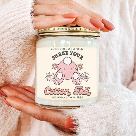 Cotton Blossom Retro Candle - 9oz Soy Blend