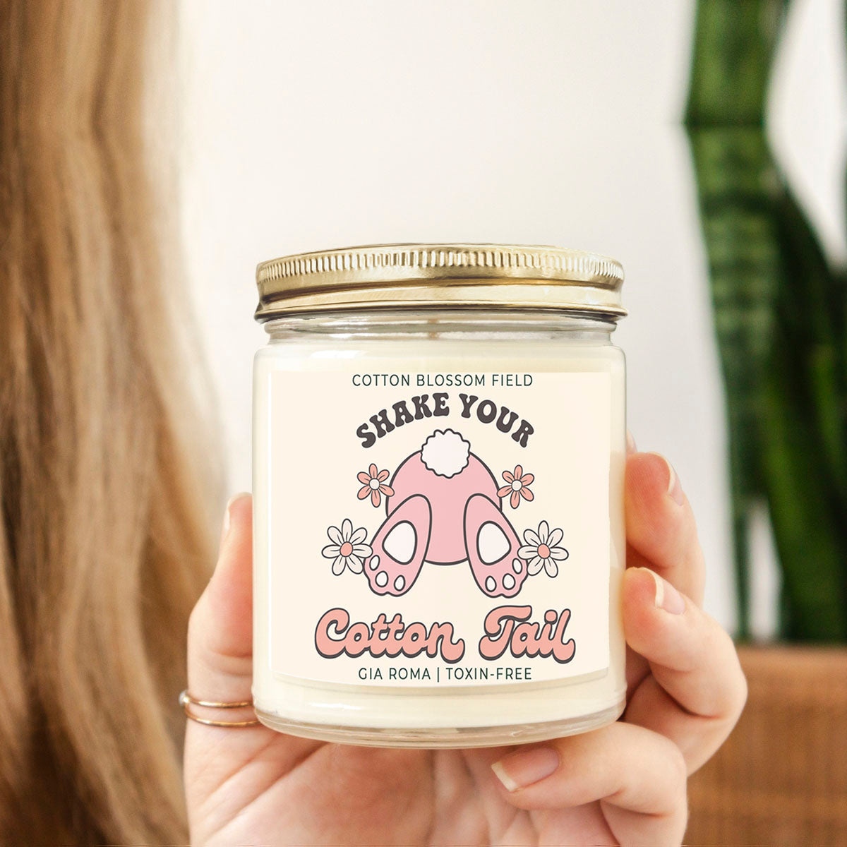Cotton Blossom Retro Candle - 9oz Soy Blend