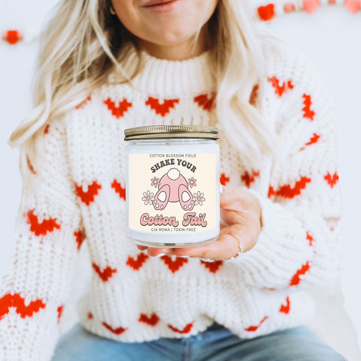 Cotton Blossom Retro Candle - 9oz Soy Blend