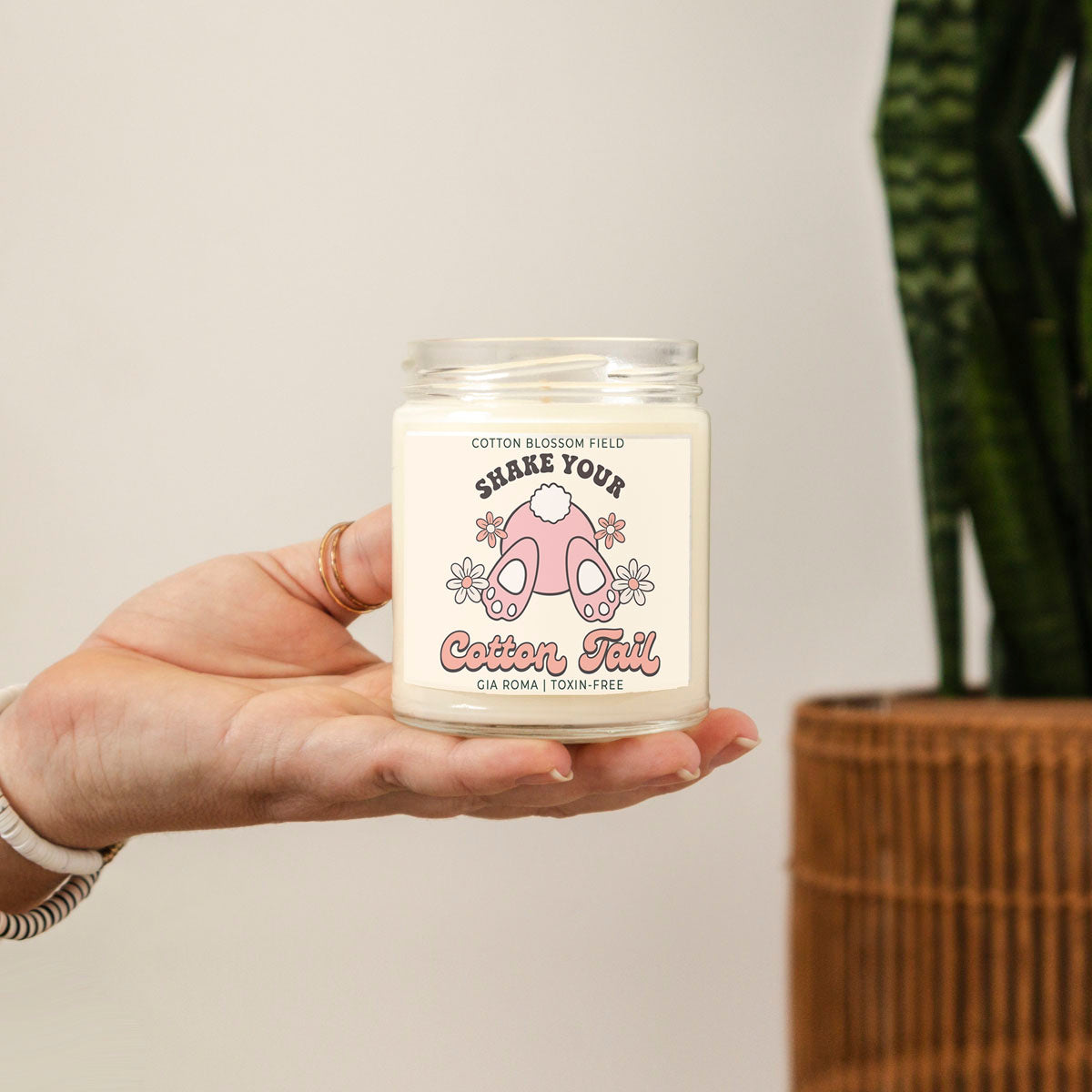 Cotton Blossom Retro Candle - 9oz Soy Blend