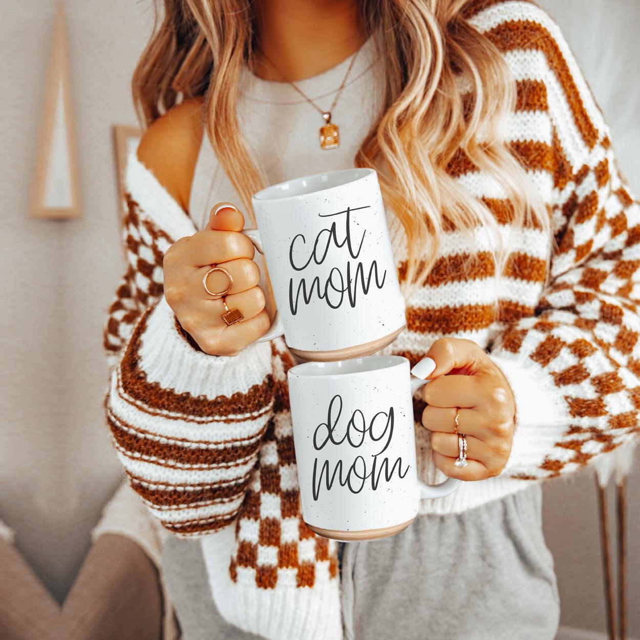 Cat Mom 16oz Double Wall Ceramic Mug