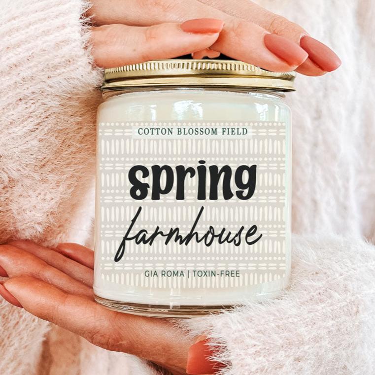 Cotton Blossom Candle - 9oz Soy Blend