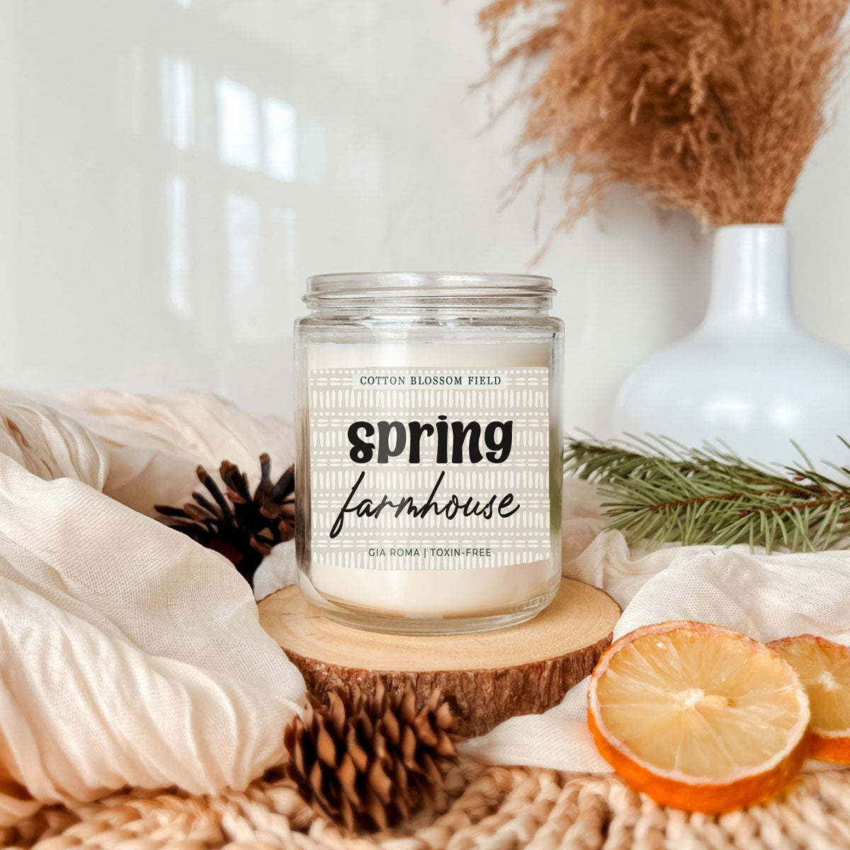Cotton Blossom Candle - 9oz Soy Blend