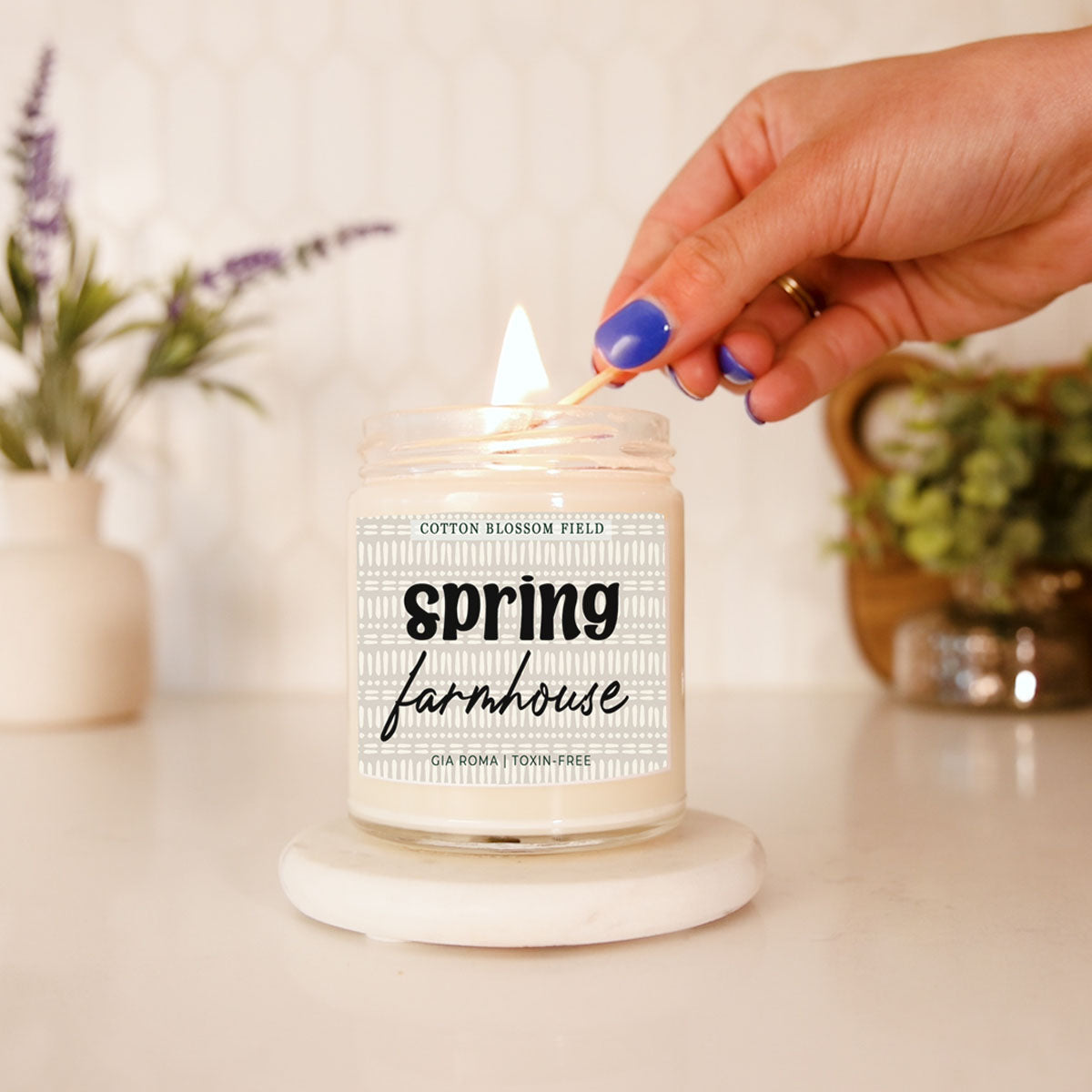 Cotton Blossom Candle - 9oz Soy Blend