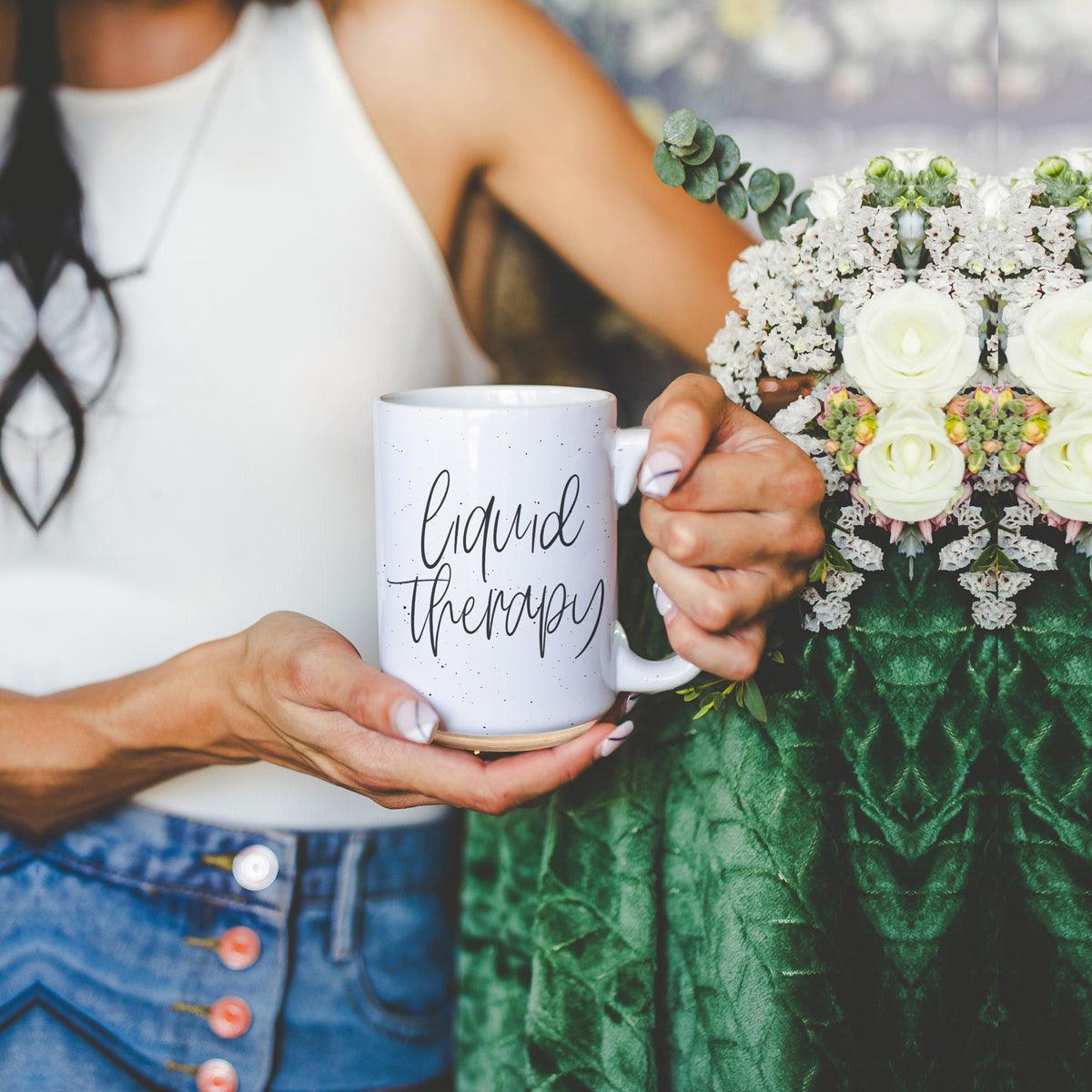 Liquid Therapy 16oz Double Wall Ceramic Mug