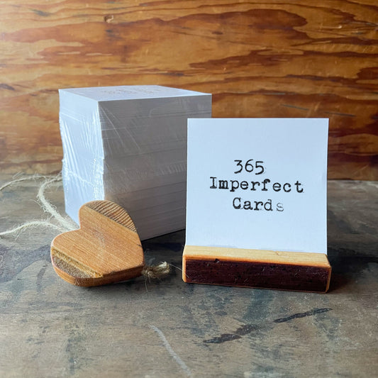 365 Imperfect Daily Inspiration Cards with Desk Stand