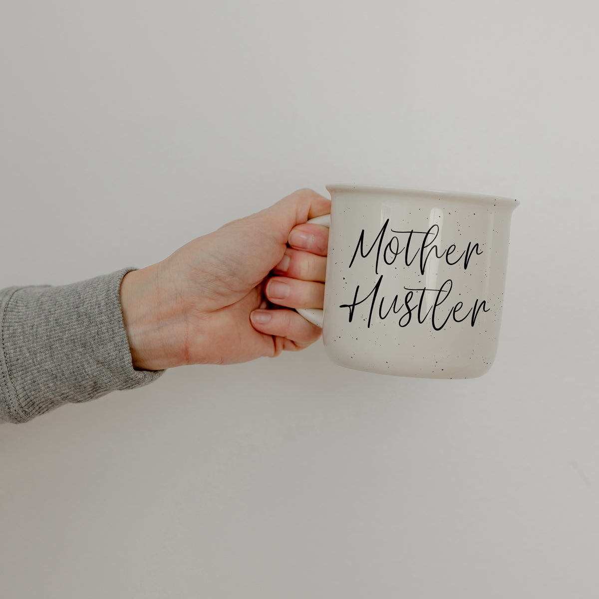 Mother Hustler Ceramic Coffee Mug - 14oz Campfire Style