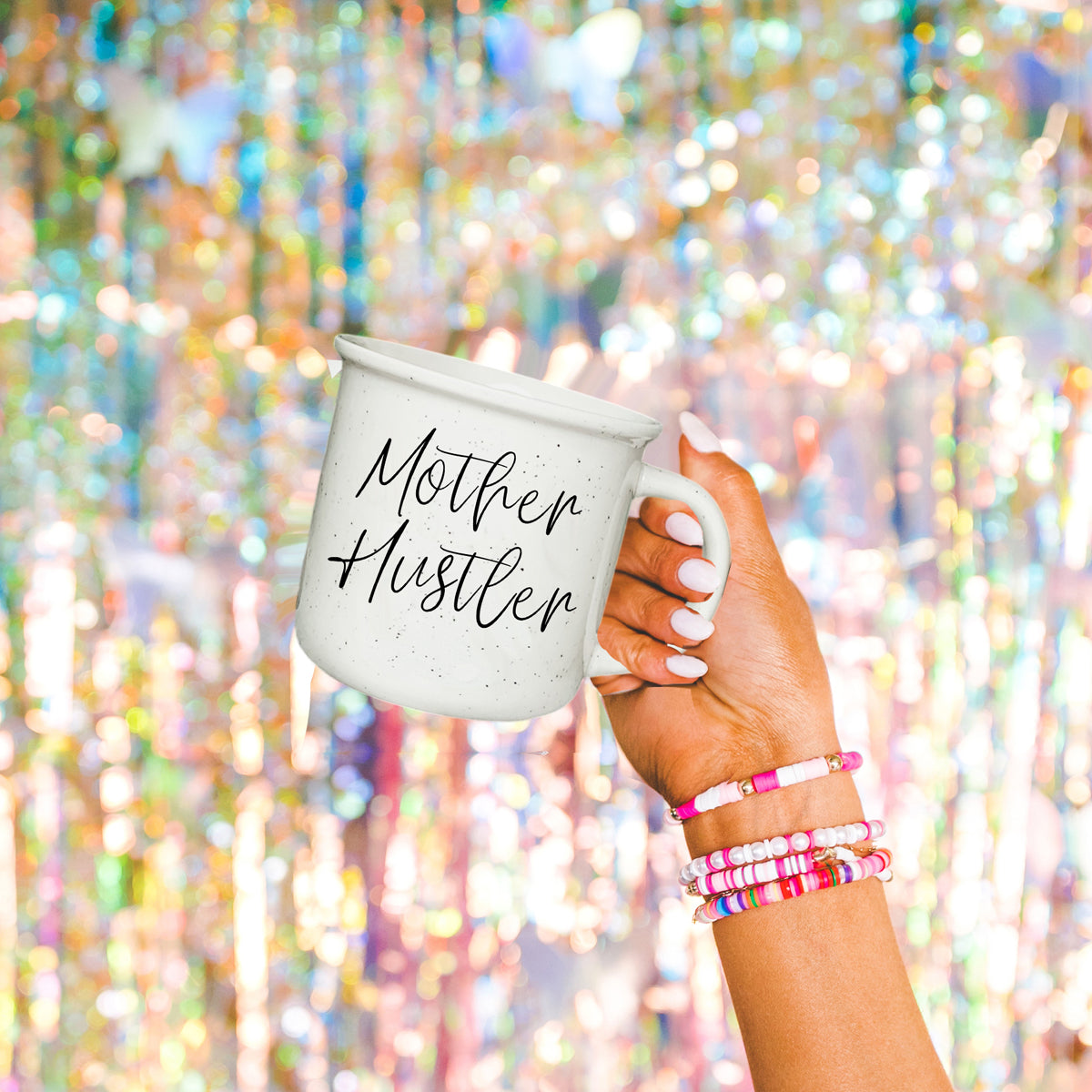 Mother Hustler Ceramic Coffee Mug - 14oz Campfire Style