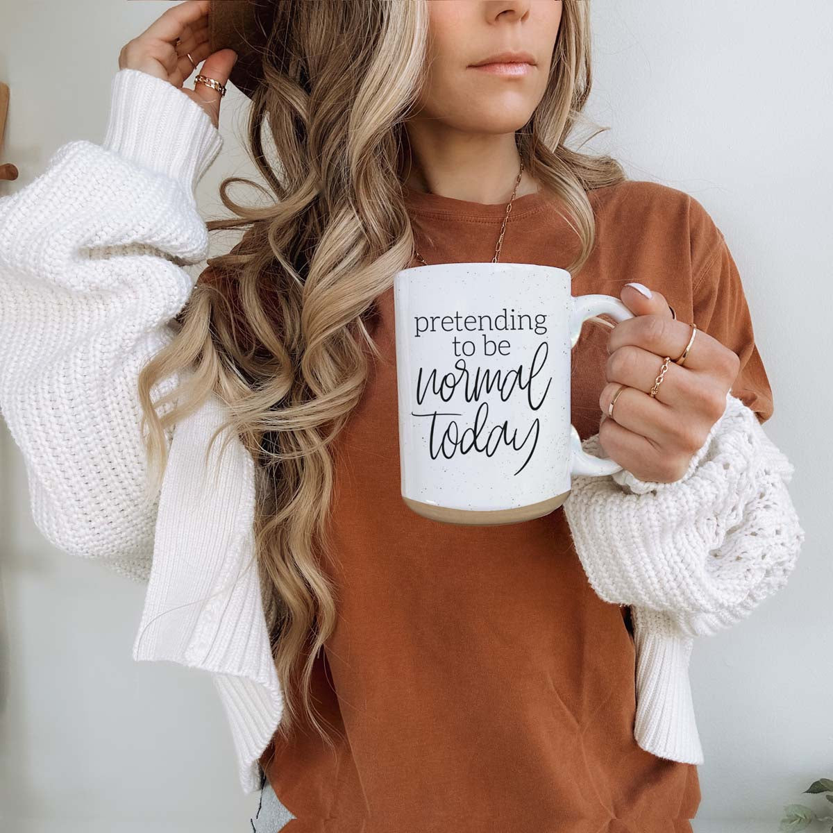 Pretending to be Normal Today 16oz Ceramic Mug
