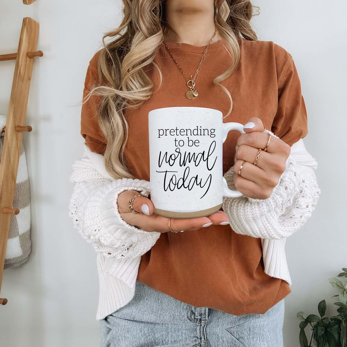 Pretending to be Normal Today 16oz Ceramic Mug