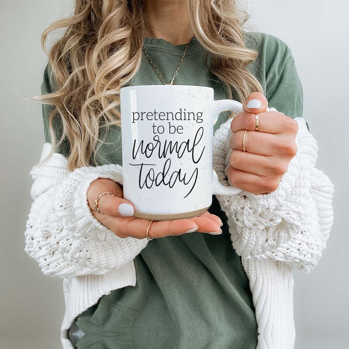 Pretending to be Normal Today 16oz Ceramic Mug