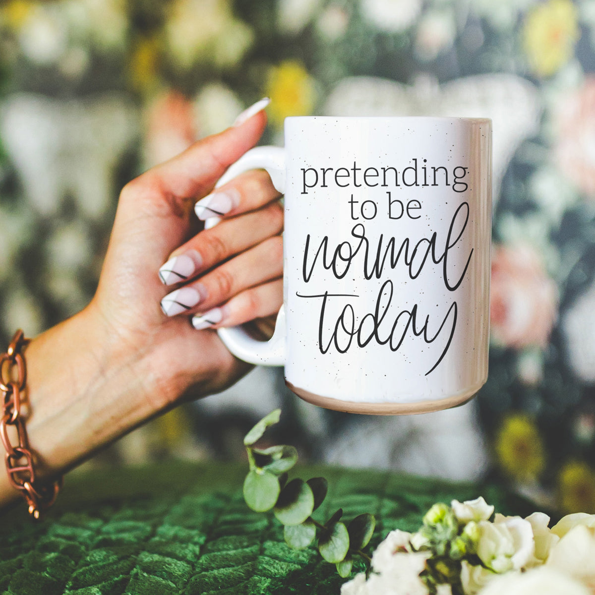 Pretending to be Normal Today 16oz Ceramic Mug