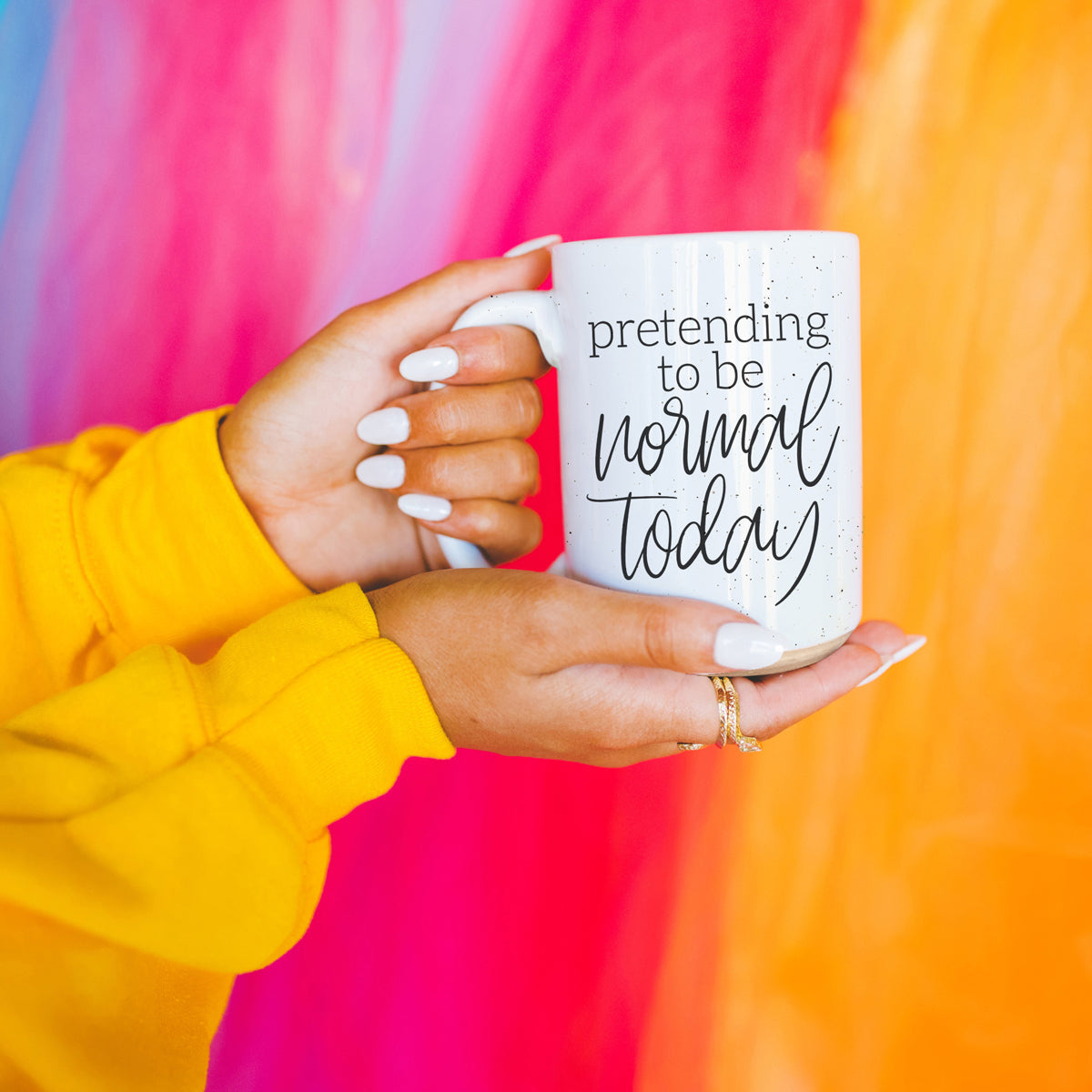 Pretending to be Normal Today 16oz Ceramic Mug