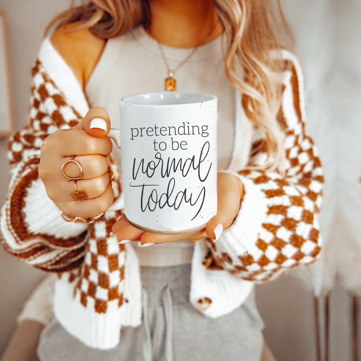 Pretending to be Normal Today 16oz Ceramic Mug