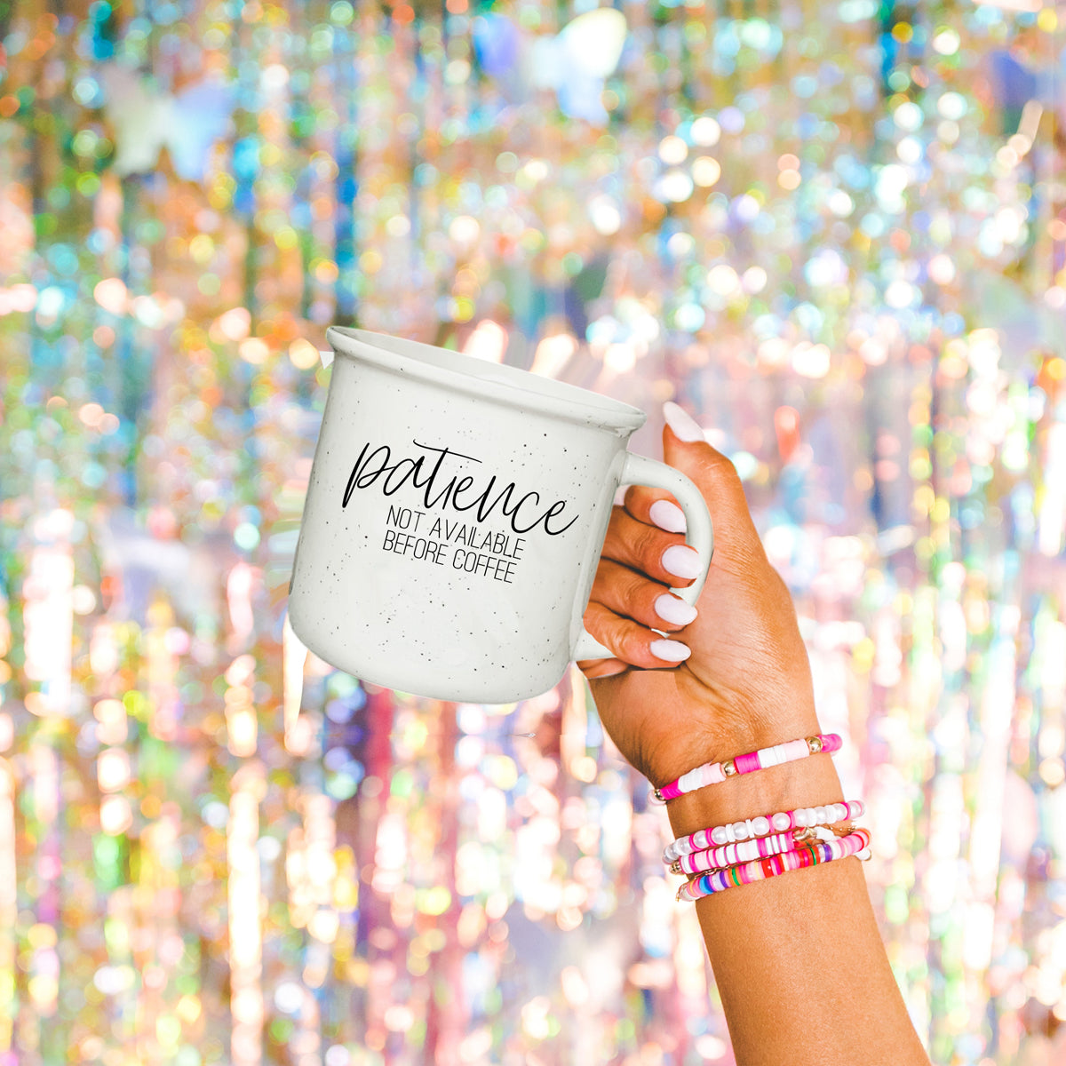 Patience Ceramic Coffee Mug - 14oz Campfire Style