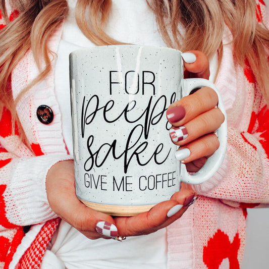 For Peeps Sake 16oz Double Wall Ceramic Mug