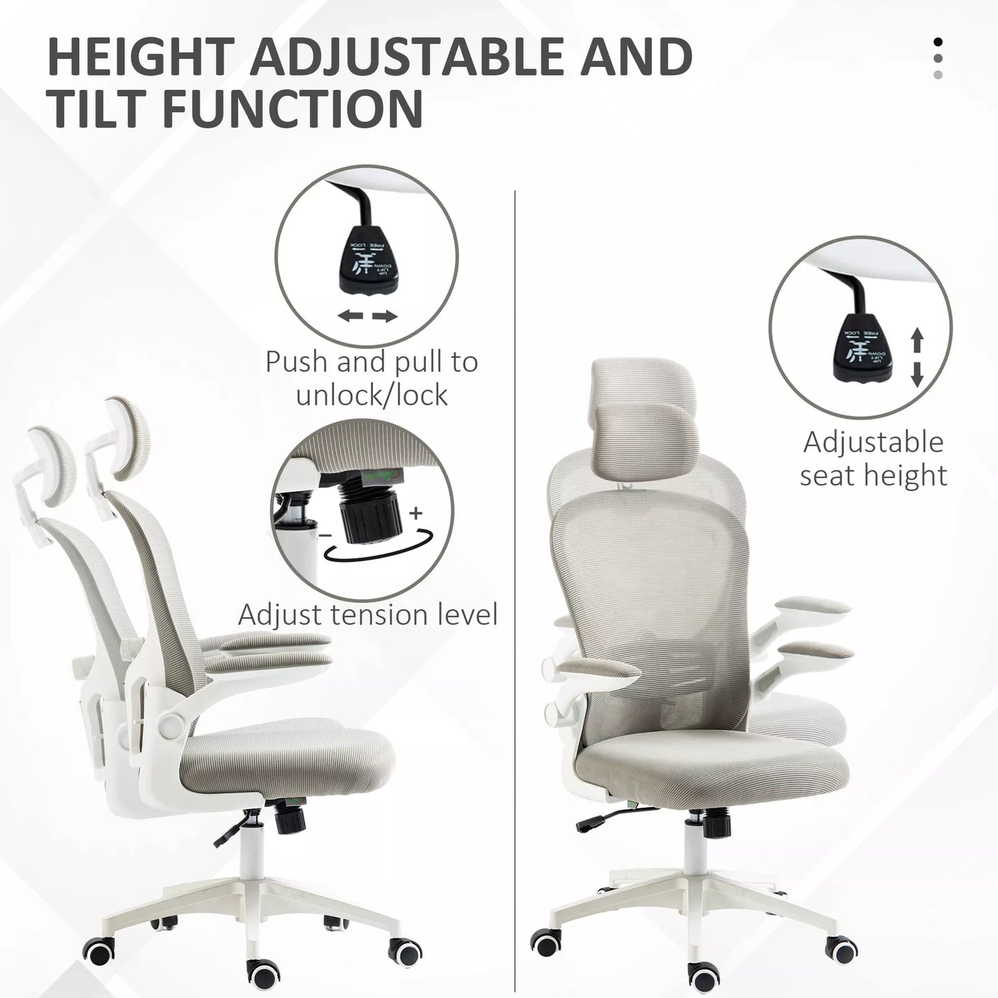 Peterson Mesh Office Ergonomic Desk Chair