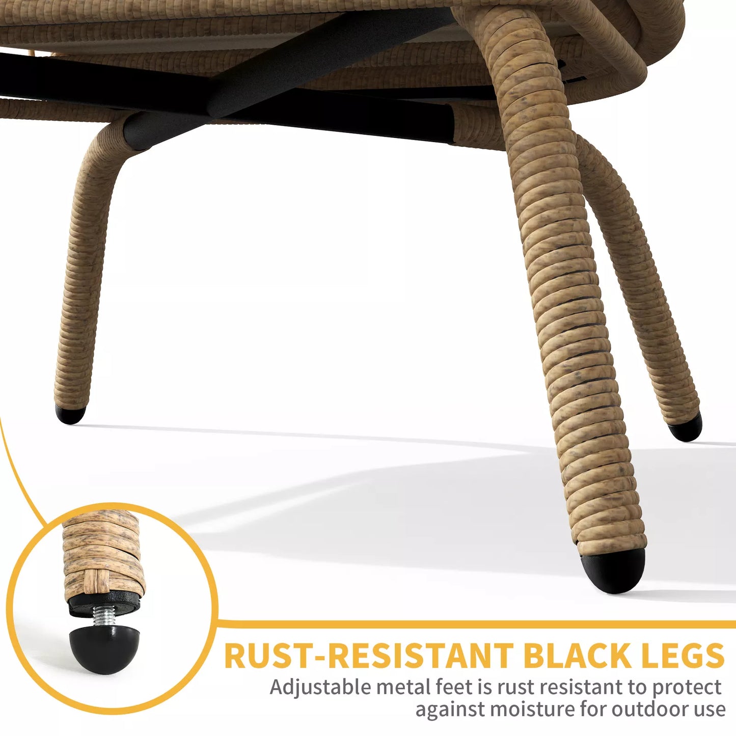 Reeves Egg Chair - Accent Seating for Patio, Home & Office