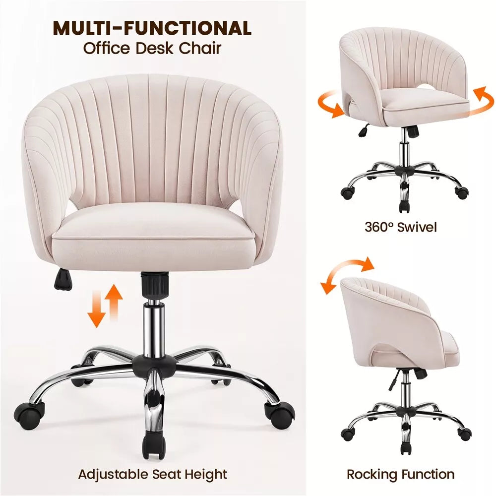 Nora Home Office Desk Chair - Ergonomic with Lumbar Support