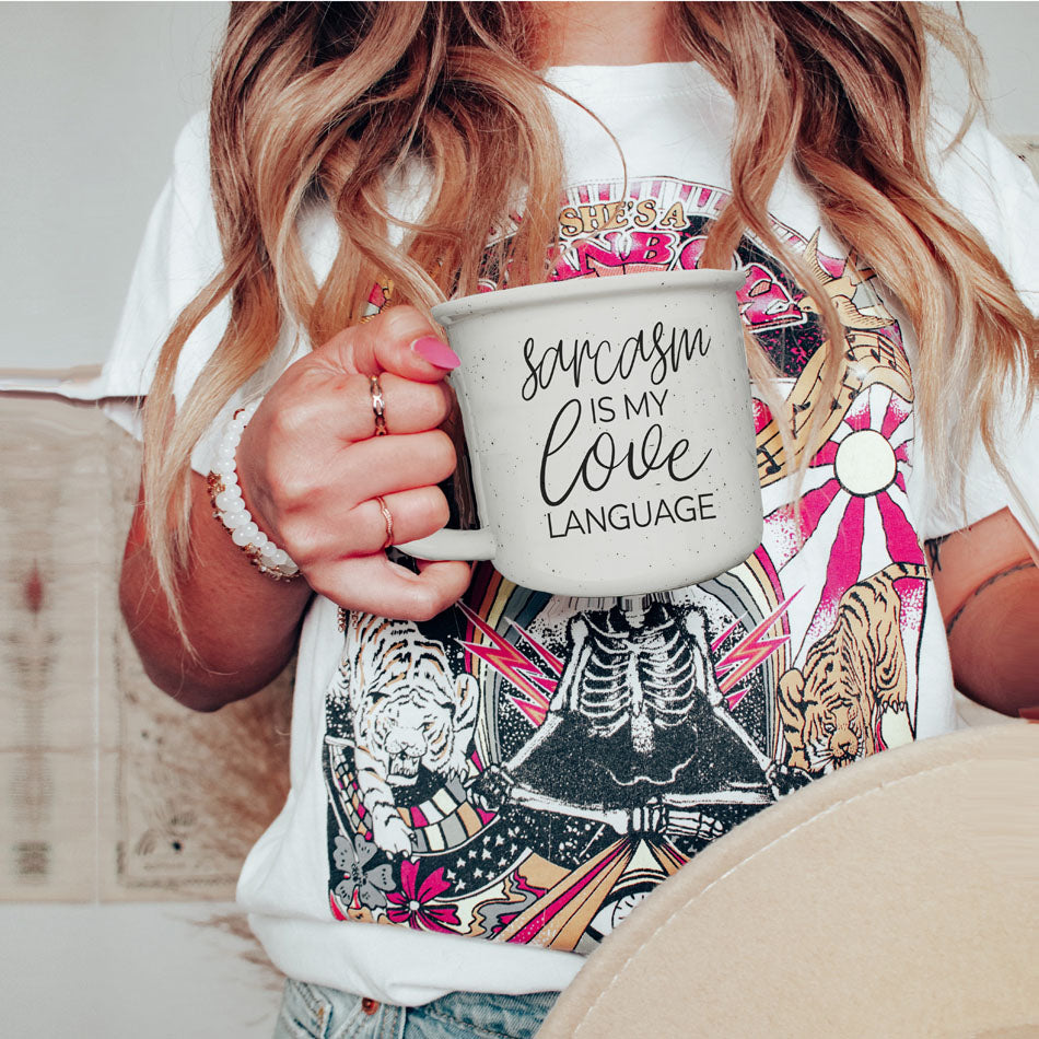 Sarcasm Is My Love Language 14oz Ceramic Mug