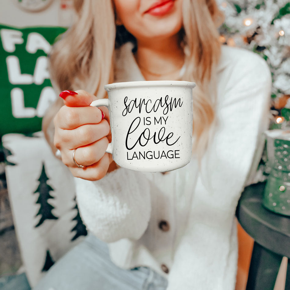 Sarcasm Is My Love Language 14oz Ceramic Mug