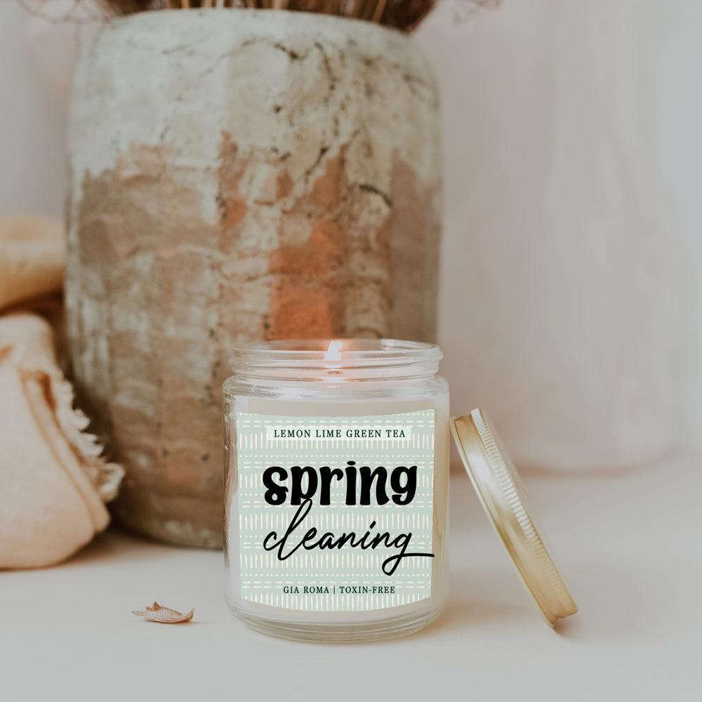 Lemon Lime Green Tea Candle - 9oz Soy Blend