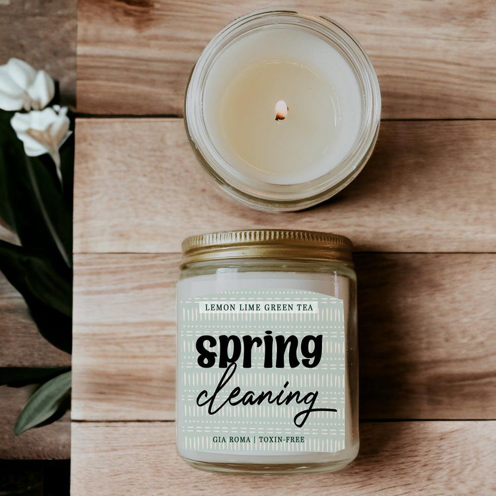 Lemon Lime Green Tea Candle - 9oz Soy Blend