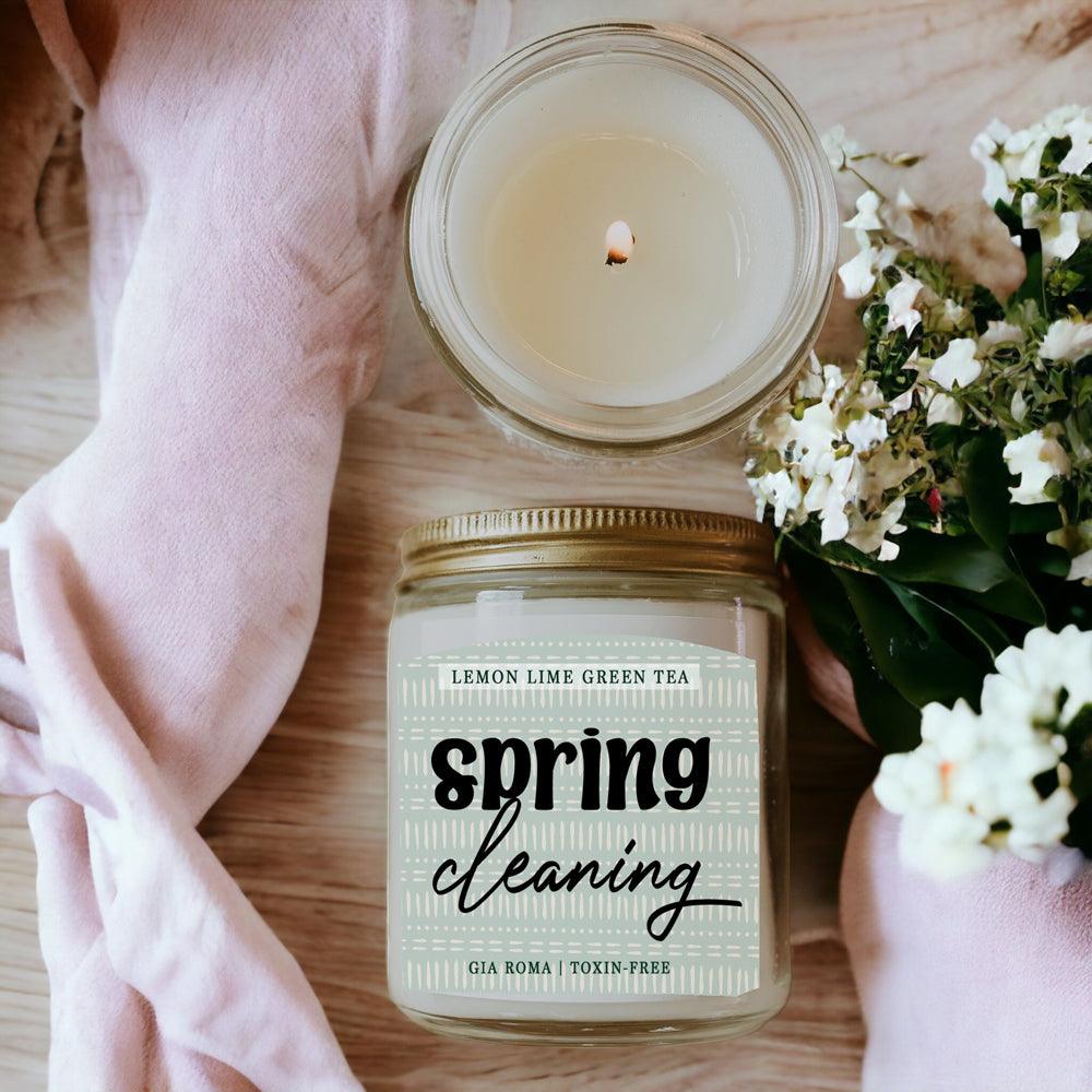 Lemon Lime Green Tea Candle - 9oz Soy Blend