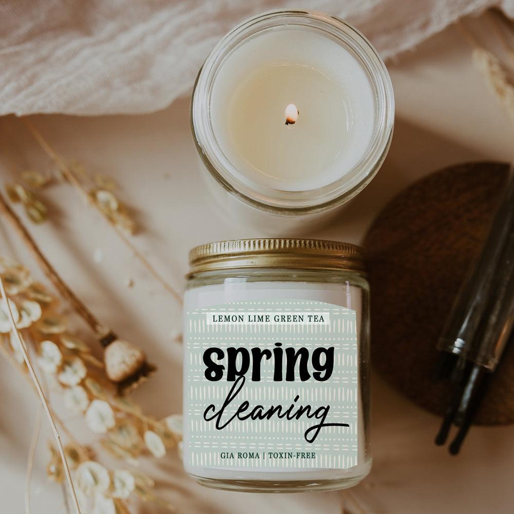 Lemon Lime Green Tea Candle - 9oz Soy Blend