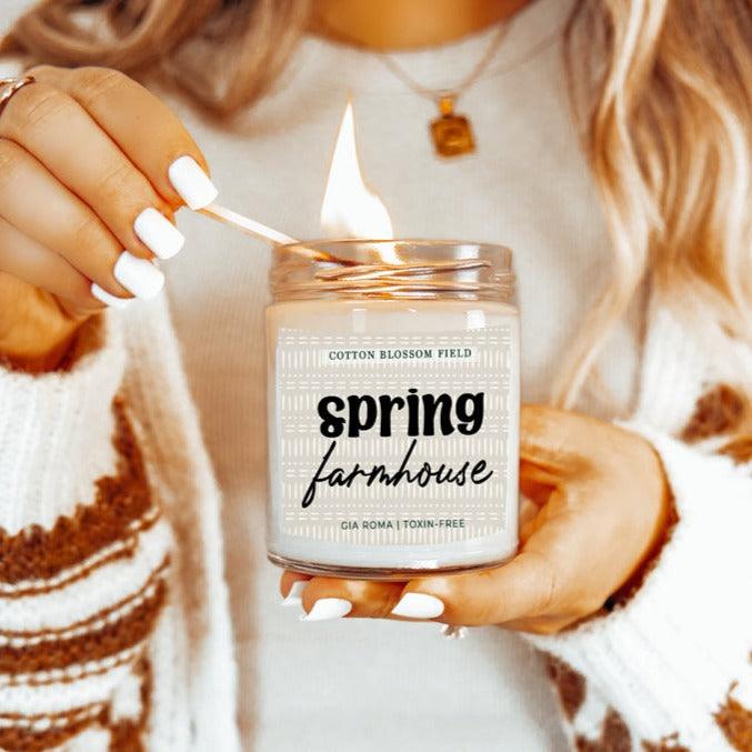 Cotton Blossom Candle - 9oz Soy Blend