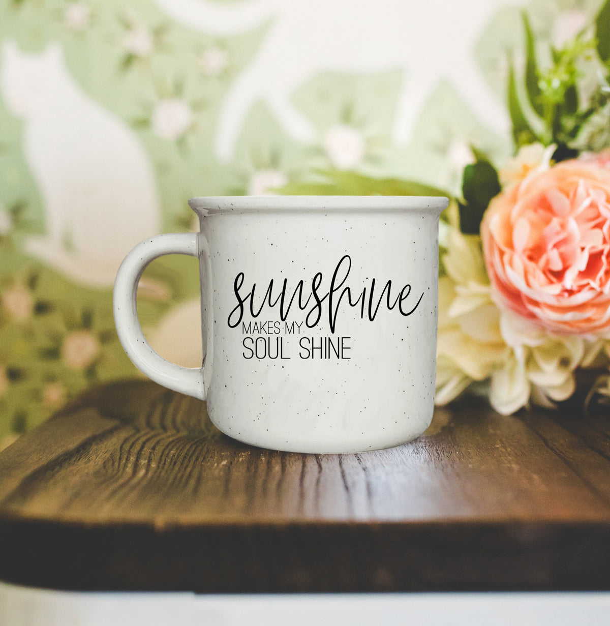 Sunshine Ceramic Coffee Mug - 14oz Campfire Style